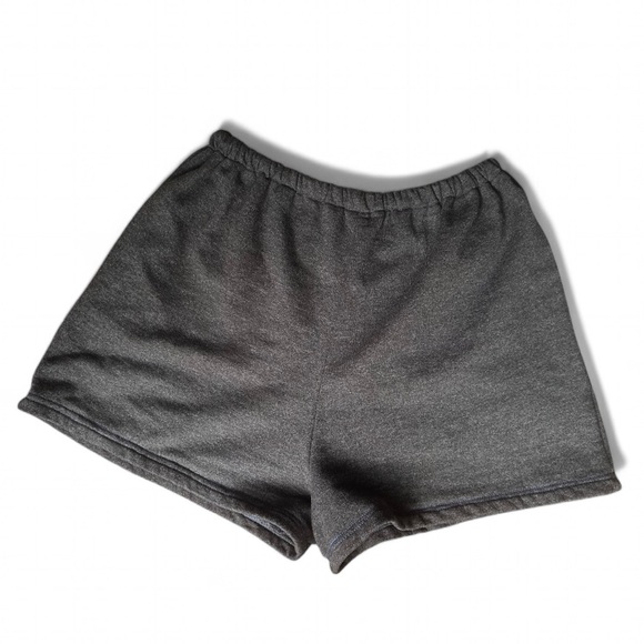 Matching Fleece Sweat Set  - T-Shirt & Shorts in Dark Gray Size S - Picture 3 of 5